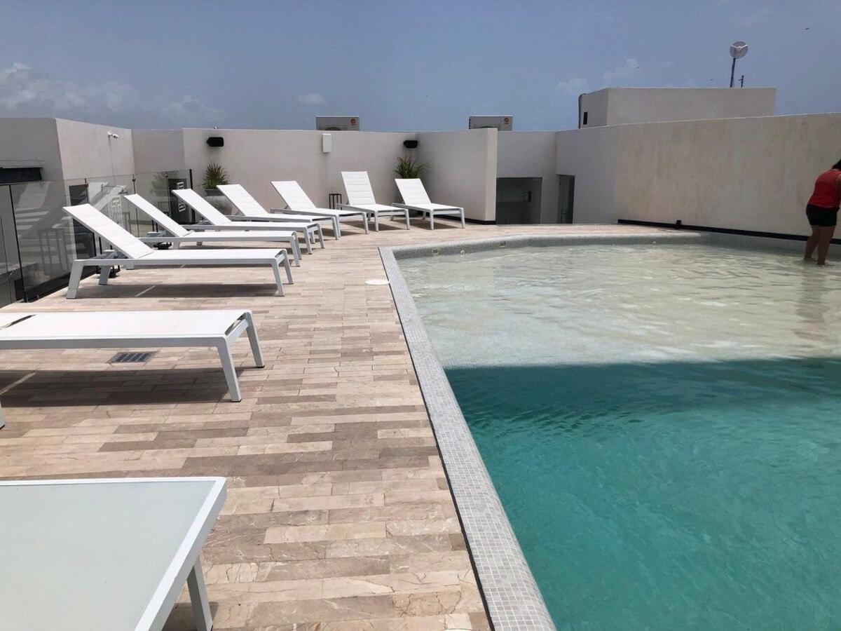 Deluxe Aparment Whit Beach & Ocean View 8 Pax プレヤデルカーメン エクステリア 写真